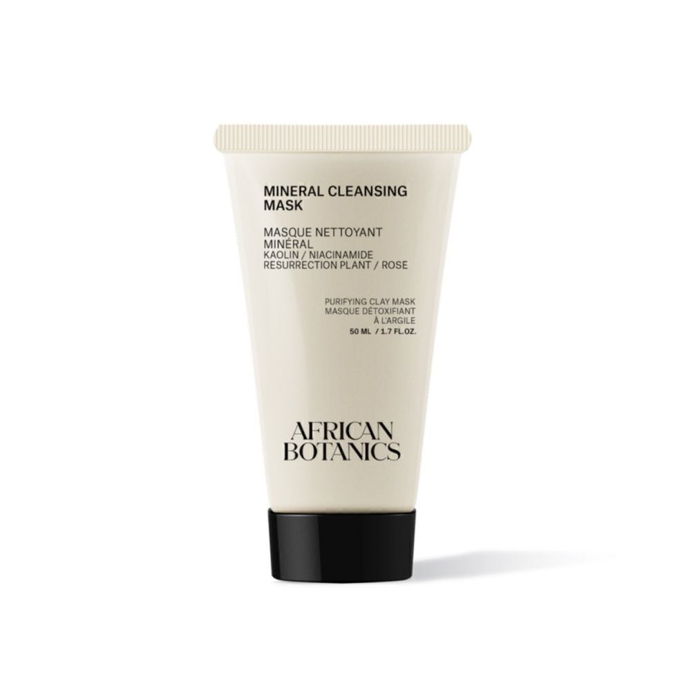 NEW/SEALED AFRICAN BOTANICS MINERAL CLEANSING MASK, Full Size 50 ML / 1.7 FL.OZ.